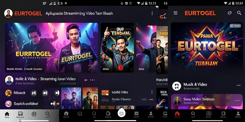 Tampilan antarmuka EUROTOGEL yang intuitif untuk Streaming Video.