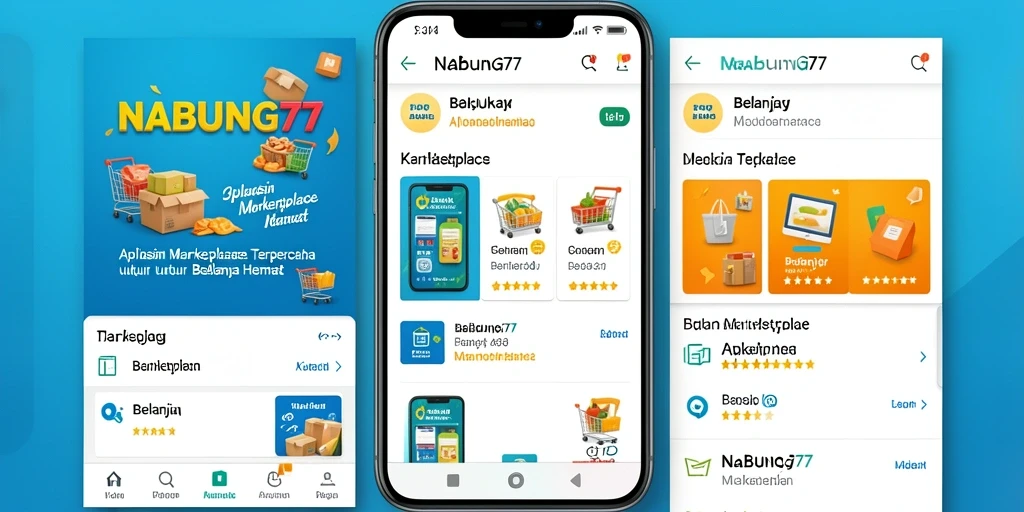 Antarmuka pengguna NABUNG77 yang menarik dan mudah digunakan.