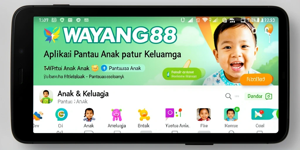 Tampilan antarmuka WAYANG88 yang user-friendly untuk memantau anak.